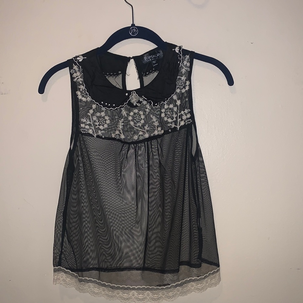 TOPSHOP: sheer top